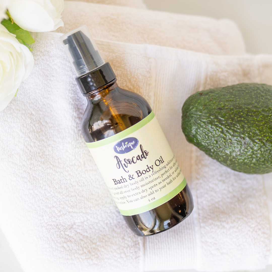 Avocado Bath & Body Oil *imperfect labels*
