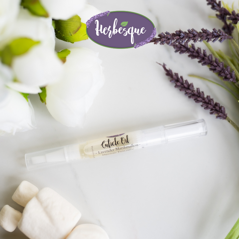 Lavender Marshmallow Cuticle Oil Brush Pen