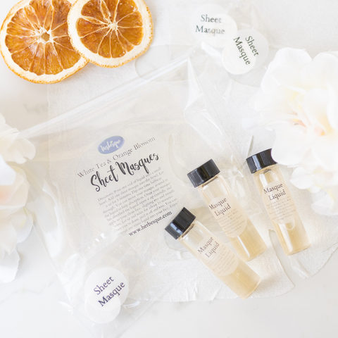 White Tea & Orange Blossom Sheet Masques