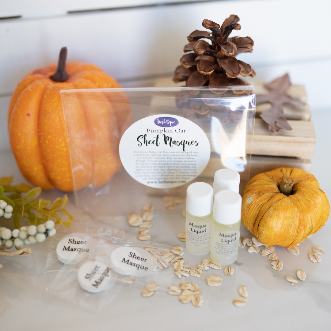 Pumpkin Oat Sheet Masques