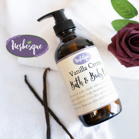 Vanilla Creme Bath & Body Oil
