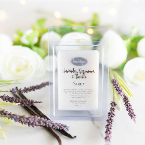 Lavender Vanilla Geranium Soap