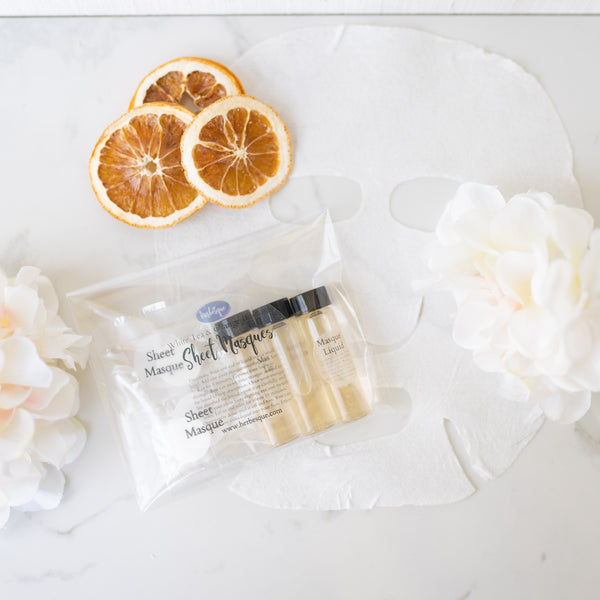 White Tea & Orange Blossom Sheet Masques