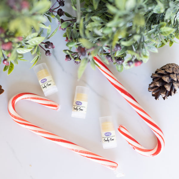 Candy Cane Mini Lipbalms