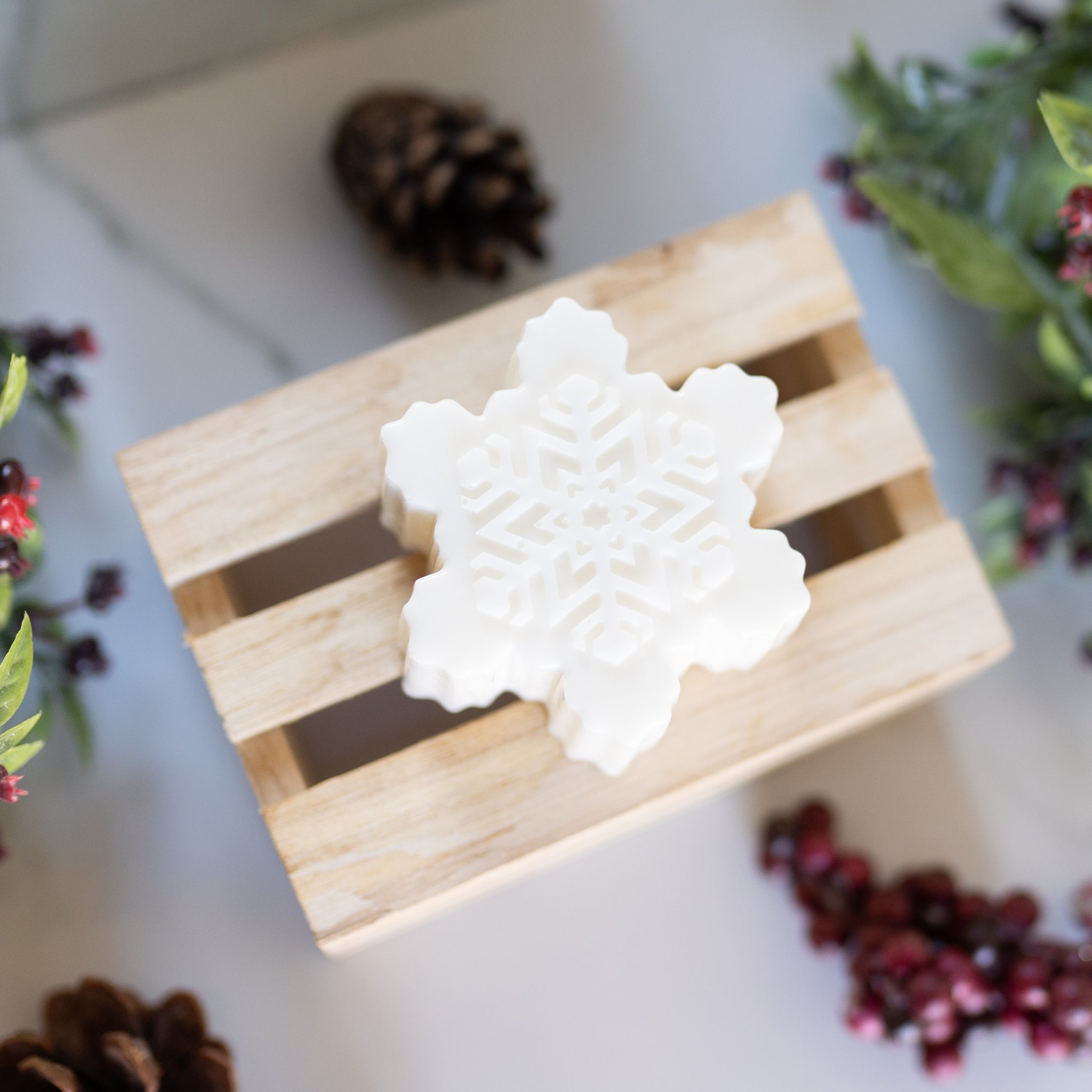 XL Vanilla Snowflake Soaps