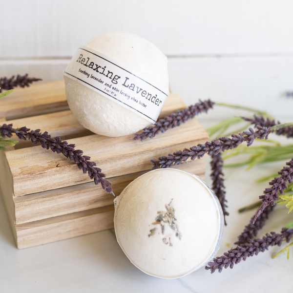 Relaxing Lavender Bath Bombs