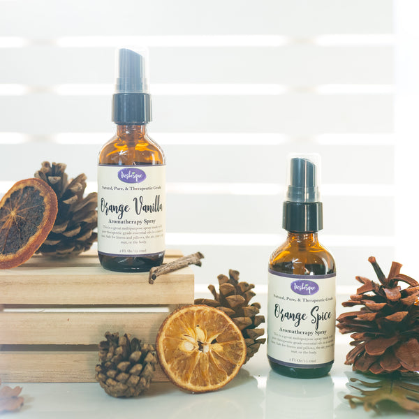 Fall Sprays {orange spice / orange vanilla / cozy fireside}