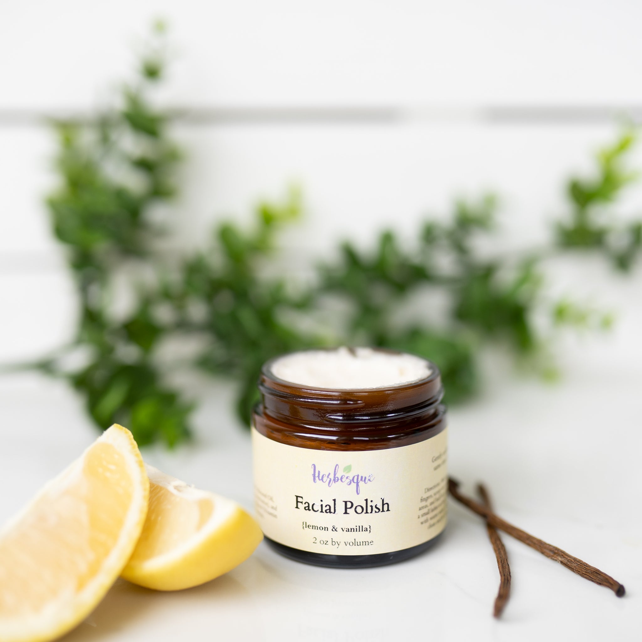 Lemon Vanilla Facial Polish