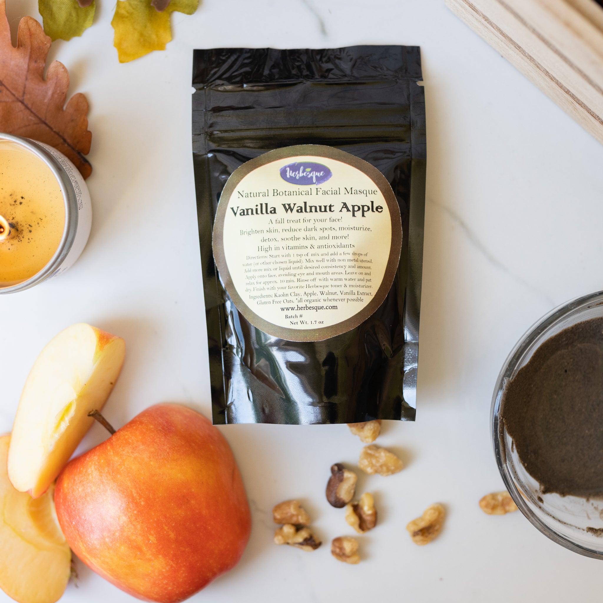 Vanilla Walnut Apple Facial Masque