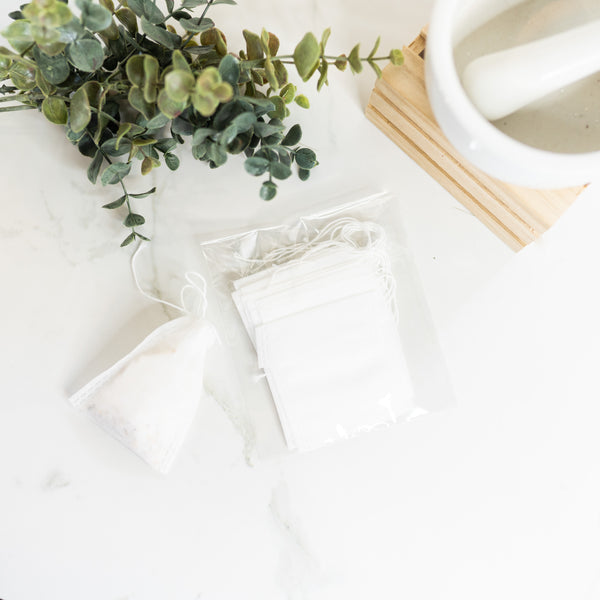 Tea Bags for Bath Soaks/Herbs