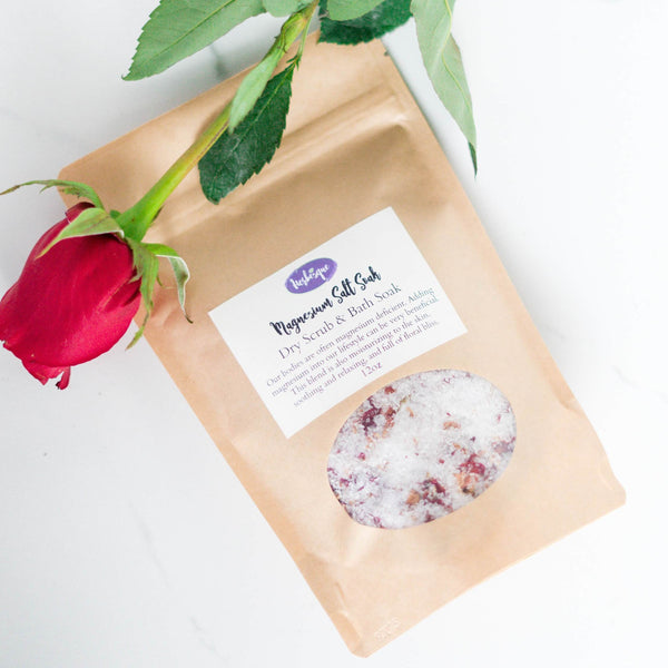 Magnesium Salt Soak- Dry Rub & Bath Soak