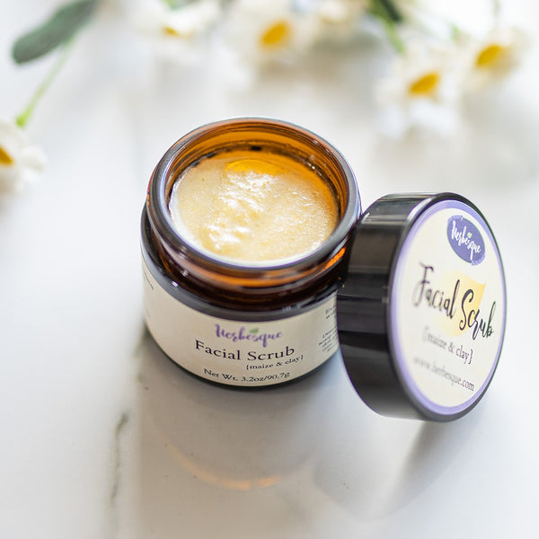 Facial Scrub {maize & clay}