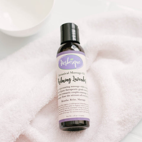 Relaxing Lavender Massage Oil