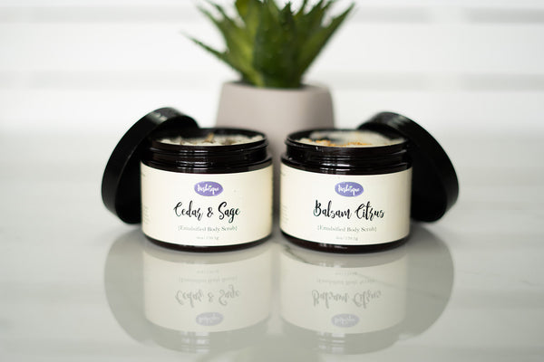 Cedar & Sage / Balsam Citrus Vegan Body Scrubs
